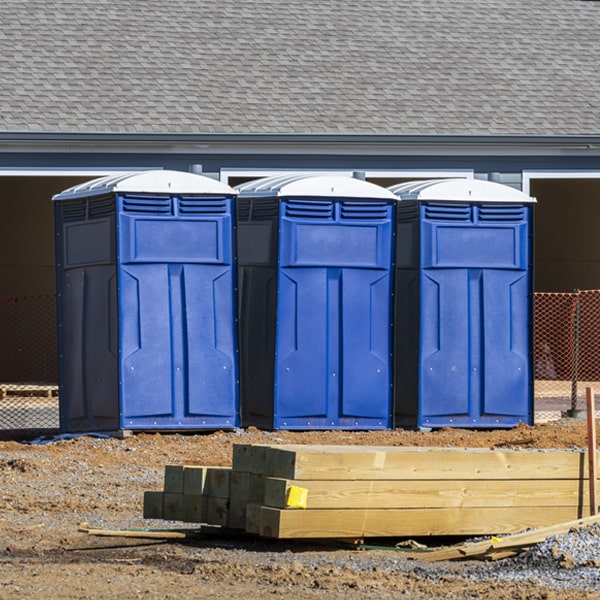 are there any restrictions on where i can place the porta potties during my rental period in North Hampton